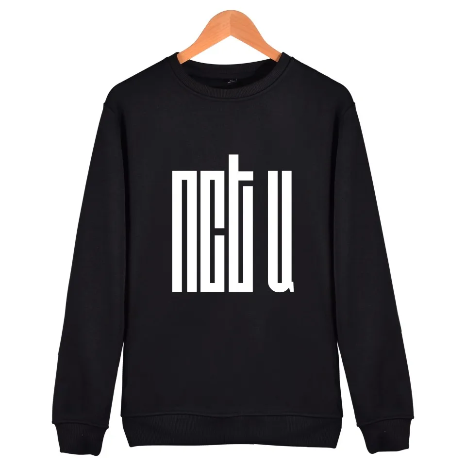 KPOP NCT U Hoodies Women Album Member Name Print Hip Hop Pink Sweatshirt Pullover Cotton Hoodie Sudaderas Black Plus Size | Женская