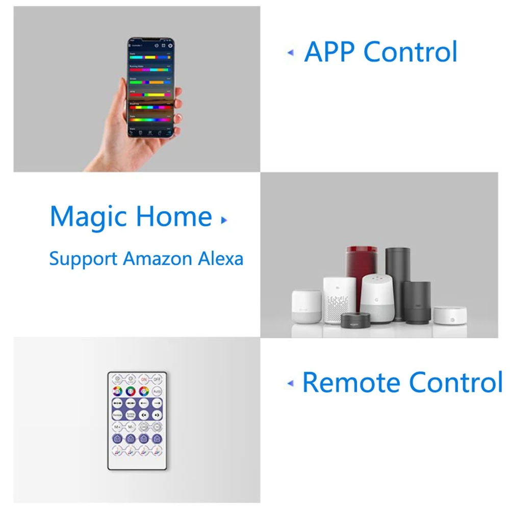 Светодиодный контроллер Magic Home WS2811 WS2812B с поддержкой Wi-Fi и RGB пикселей совместим