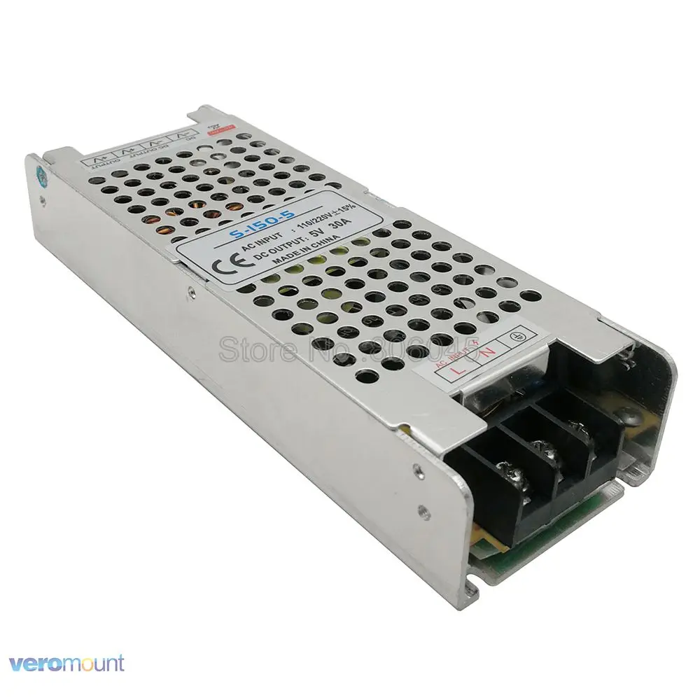 Ультра тонкий переключатель Питание DC 5V трансформаторы AC220V для DC5V 4A 20A 30A 40A 60A светодиодный драйвер преобразователя для Светодиодный полоски