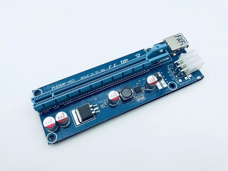 Новый PCI E Express X16 удлинитель Pci e Riser Card usb 3 0 pcie карта для майнинга адаптер bitcoin miner