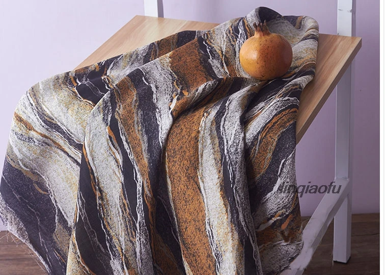 Высококачественное тонкое платье в стиле ретро из чистого рами и коричневого