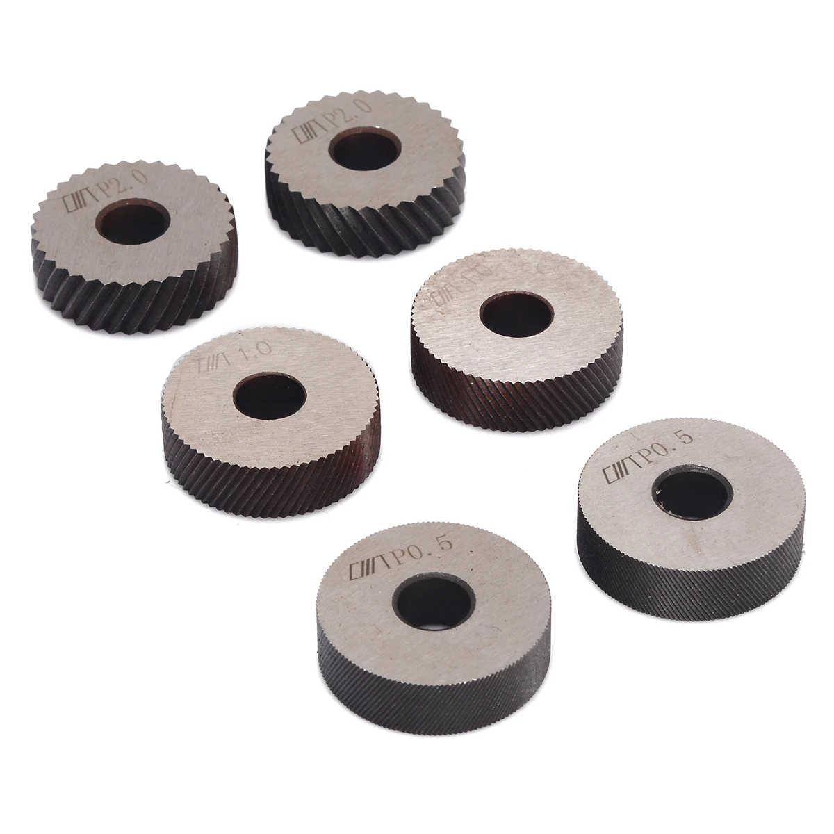 7 шт. стальной инструмент для накатки диагональное колесо линейный набор 0 5 мм 1 2