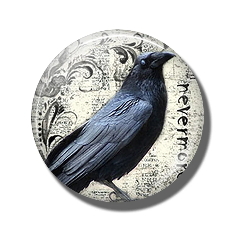 

Магниты для холодильника EQJJYPOC синие птицы на ветке 50 мм