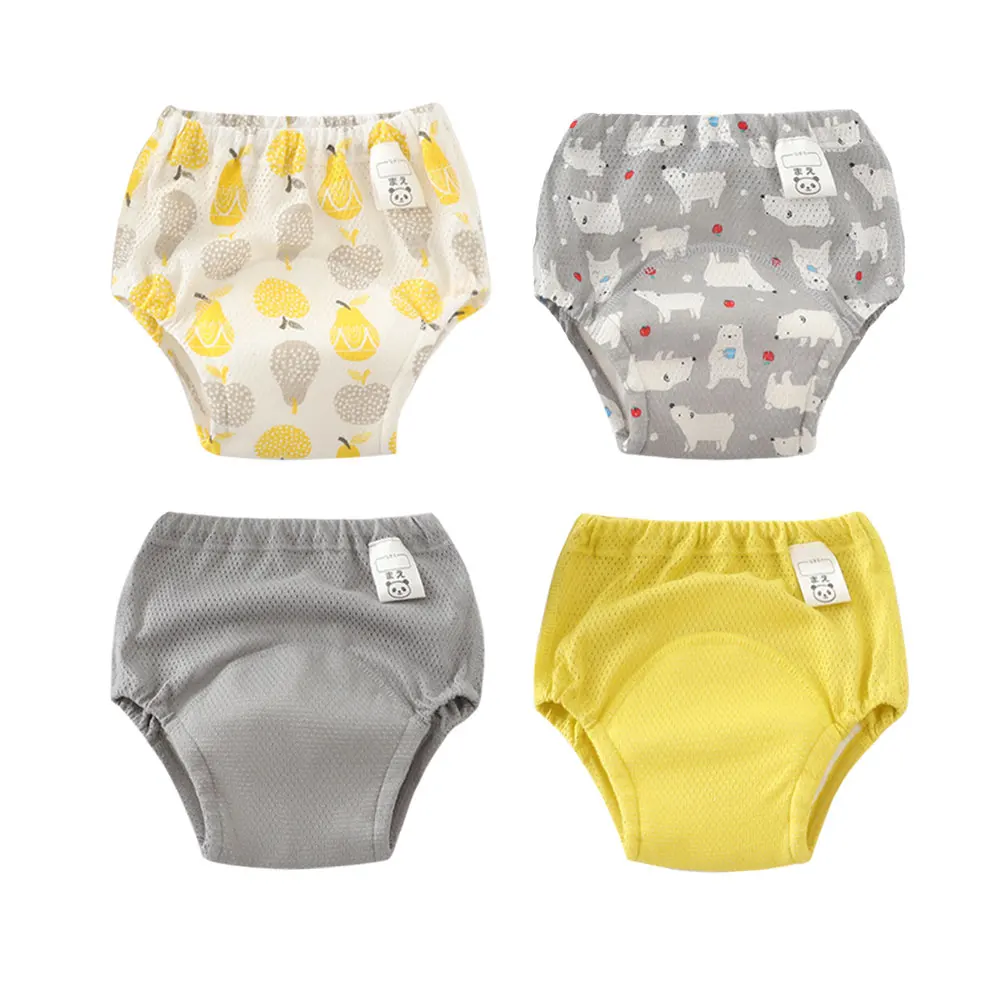 Многоразовые сетчатые подгузники трусики для малышей детские дышащие туалета