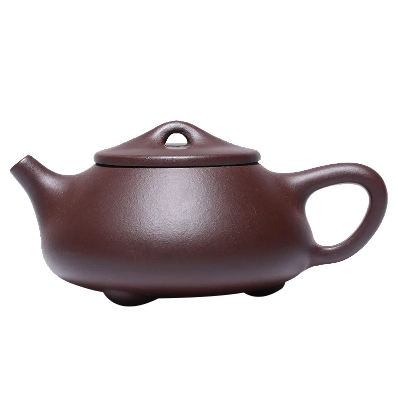 

Yixing stone ladle purple clay teapot tea pot gift lettering