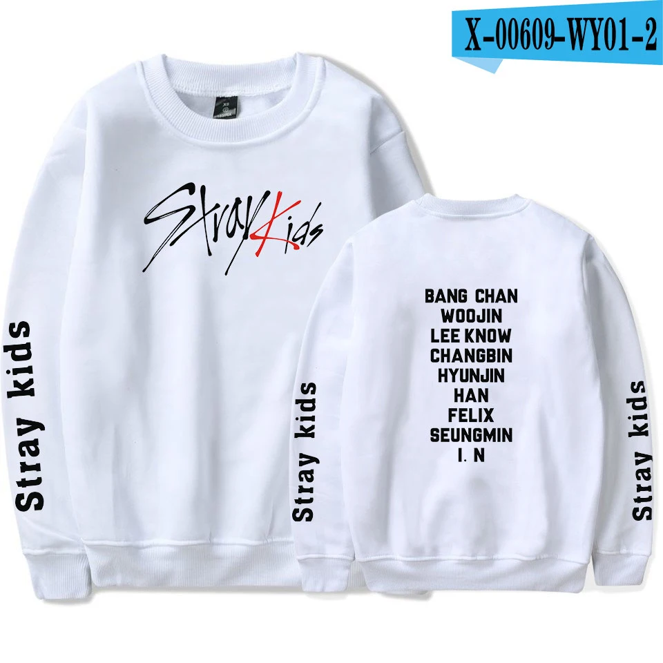 SHEIN сбивается на мягкой подкладке Толстовка для детей с О-образным вырезом популярные Повседневное пуловеры KPOP круглый вырез горловины Новинка уличная одежда унисекс в стиле Харадзюку Толстовка - Цвет: White