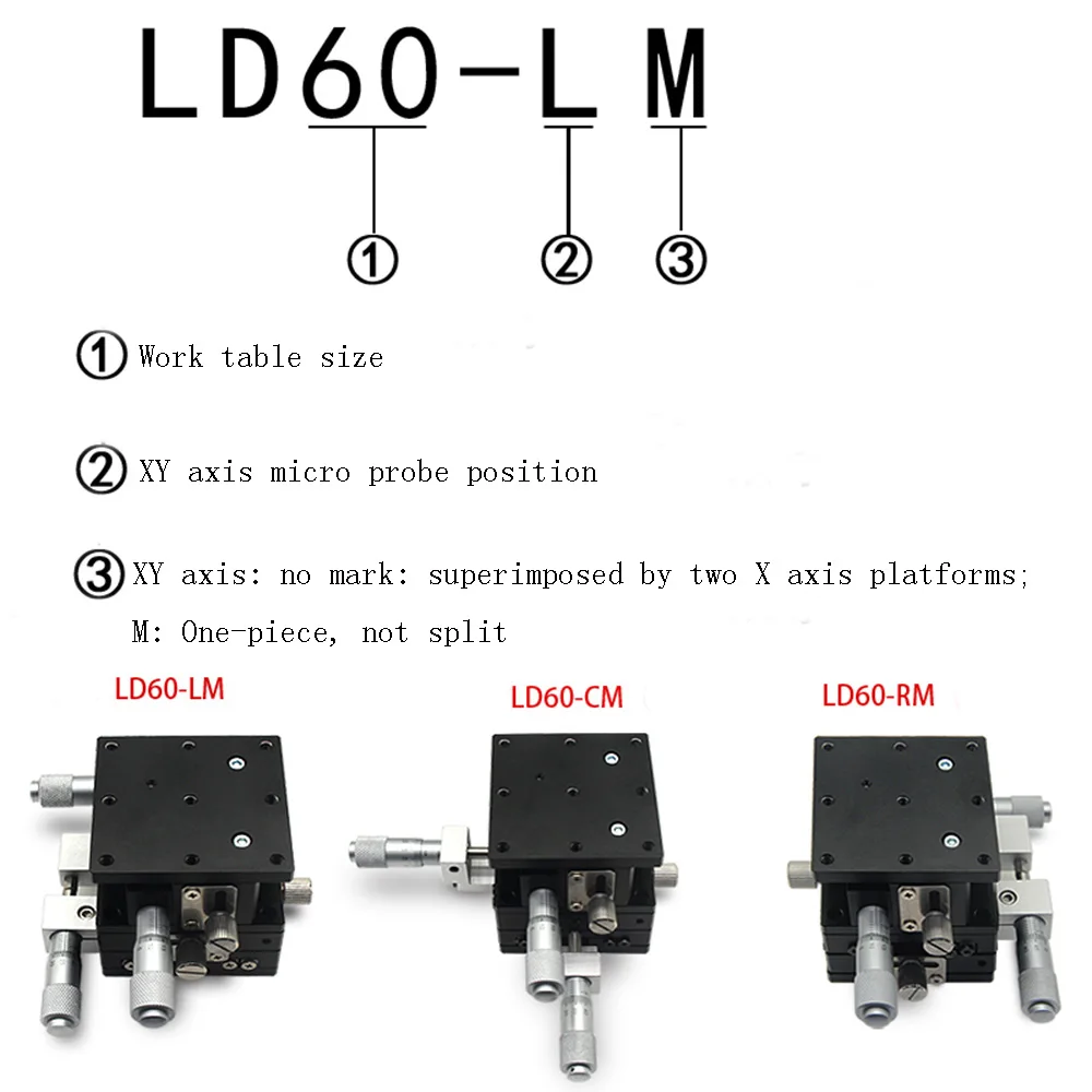 Станция для обрезки XYZ Axis LD60 60x60 ручная прецизионная Рабочая платформа линейный
