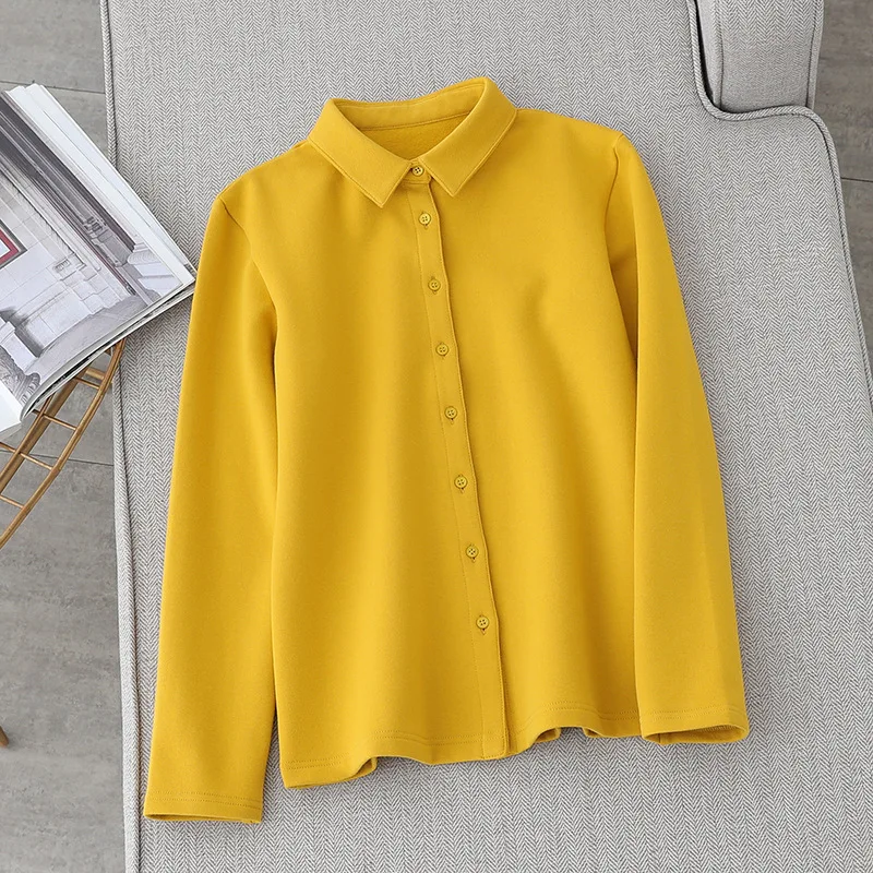 

Ladies' autumn shirt Design women's top Contracted joker Long sleeve dress SBO46-SBO57