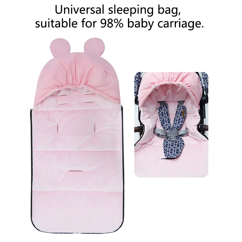 Зимние универсальные детские спальные мешки 3 в 1, водонепроницаемые спальные мешки для ног, чехол для ног новорожденных, аксессуары для кол... от AliExpress RU&CIS NEW