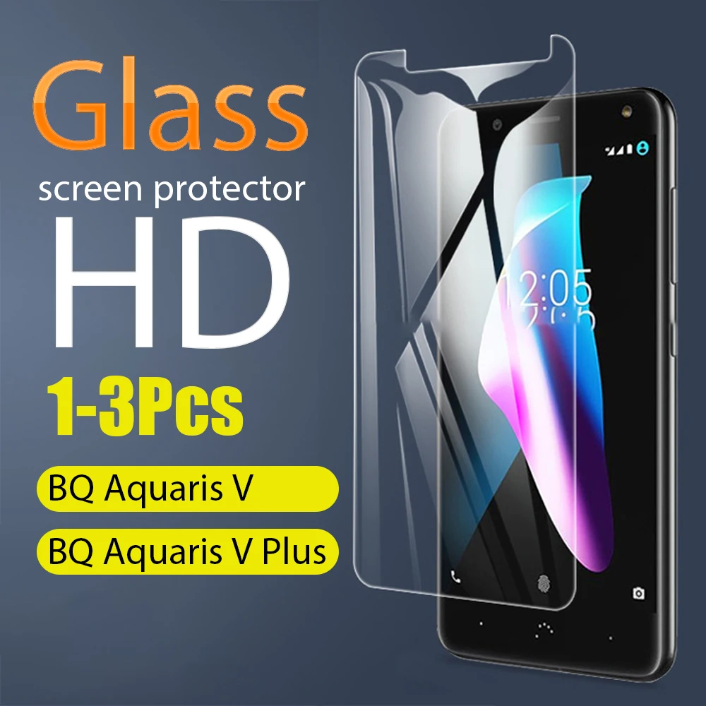 

1-3 Pcs Full Tempered Glass For BQ Aquaris V Screen Protector 2.5D 9h tempered glass for BQ Aquaris V Plus Protective Film