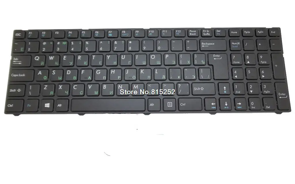 

Laptop Keyboard For Medion AKOYA P7631T MD98585 MD98586 MD98587 MD98588 MD98589 Black With Frame RU Russian