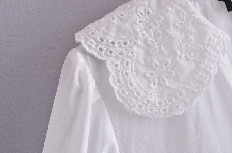 

Spring New Women's Leisure Style Dress V-neck Mini Skirt Half Sleeve Design Lace Button Decoration Women's Patchwork Dress