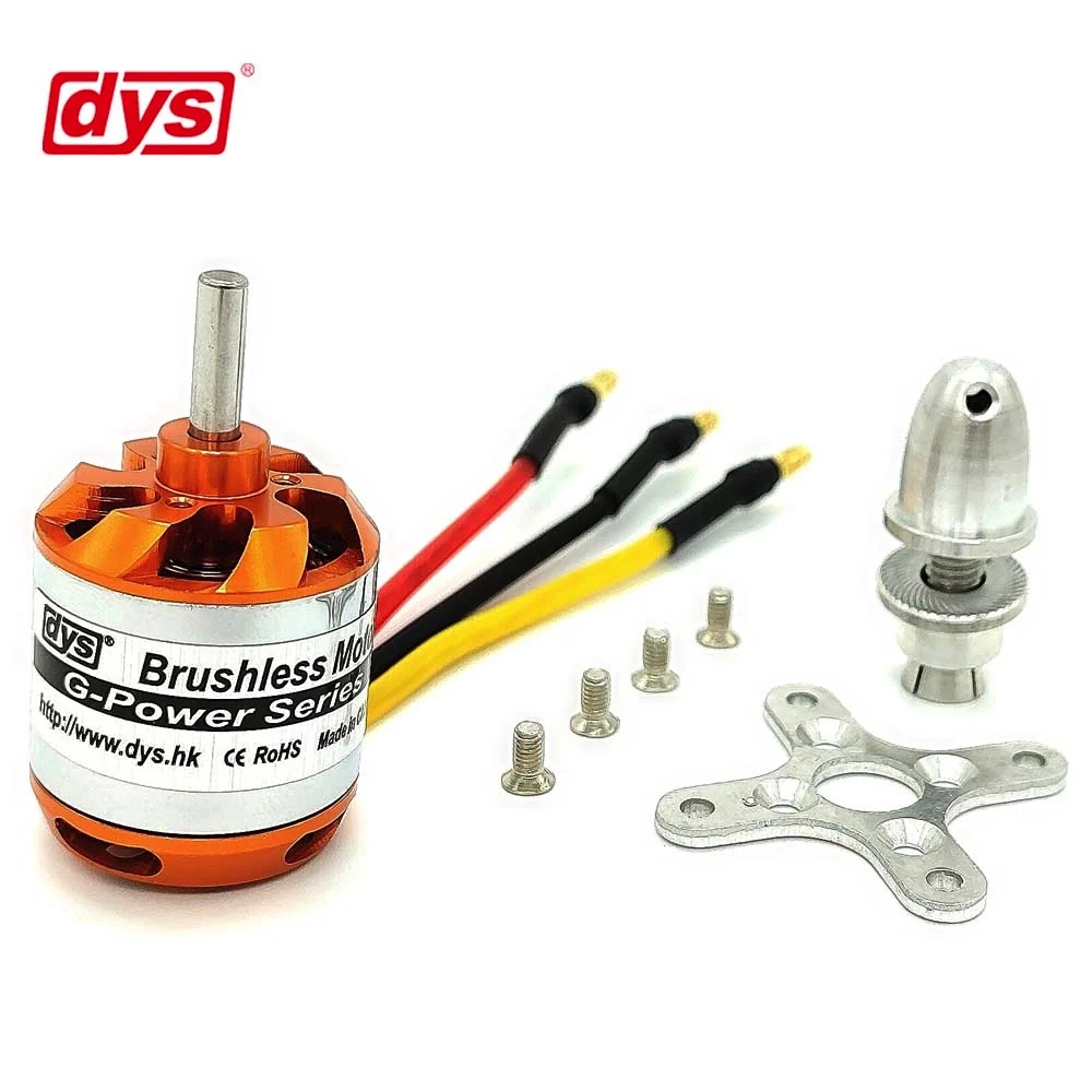 

DYS D2836 2836 750/880/1100/1500KV 2-4S Lipo FPV Brushless Motor 4mm Shaft Large Thrust 40A ESC 70g For RC Quadcopter Drones