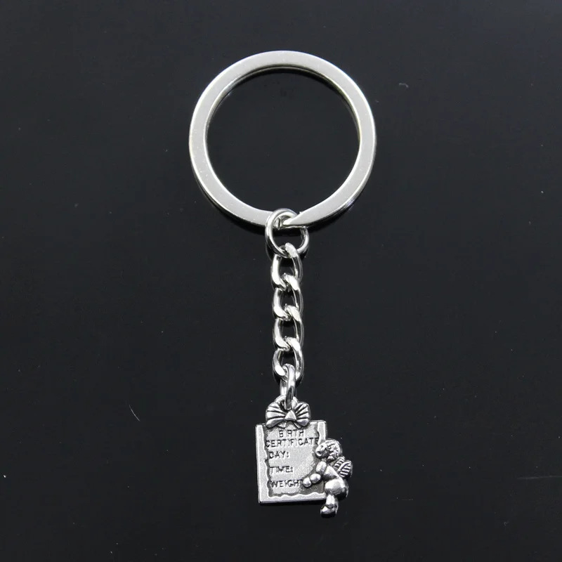 Модный брелок 20x15 мм Детские открытки для рождения подвески из серебра сделай сам