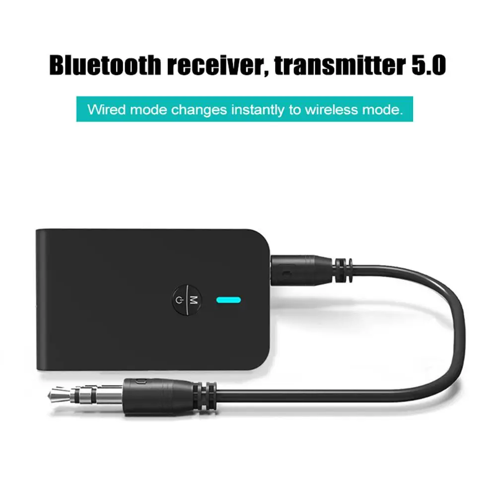 2 в 1 Bluetooth 5 0 USB приемопередатчик получает аудио адаптер приемник с функцией