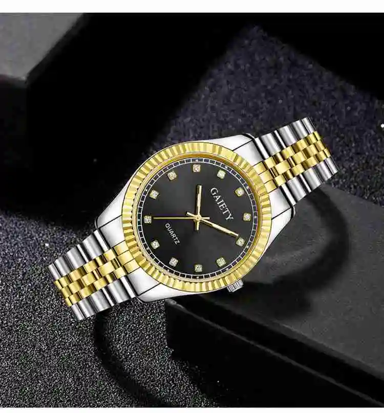 

Top Brand Watch Men Stainless Steel Business Date Clock Waterproof Luminous Men's Watches Luxury Sport Quartz Wrist Watch