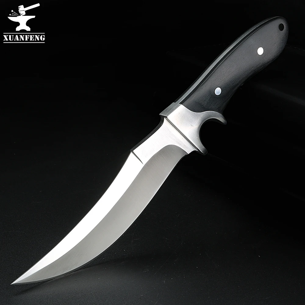 Прямой нож для самообороны Военный короткий высокопрочный охотничий