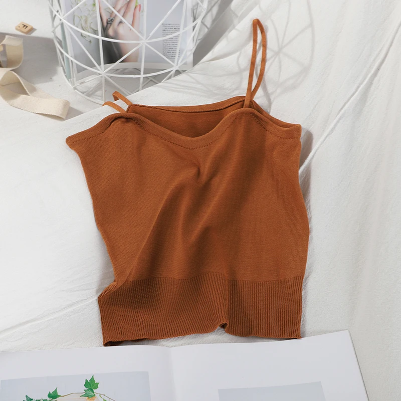 OUMEA трикотажные топы в рубчик весна-лето женские пикантные облегающие кроп-топы