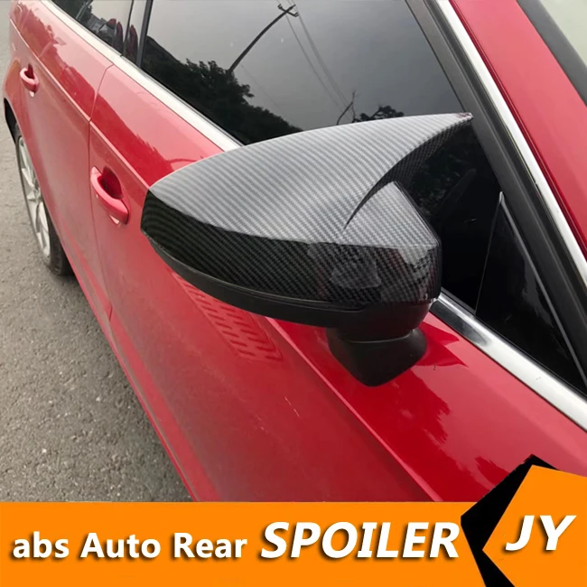 

Чехлы для заднего зеркала для Audi A3 2014-2019, чехол для зеркала заднего вида, чехол из АБС-пластика, 2 шт., чехлы для боковых зеркал