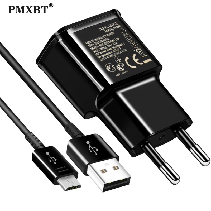 EU/US Быстрая зарядка QC 2 0 Micro USB телефонные Зарядные устройства кабель настенное