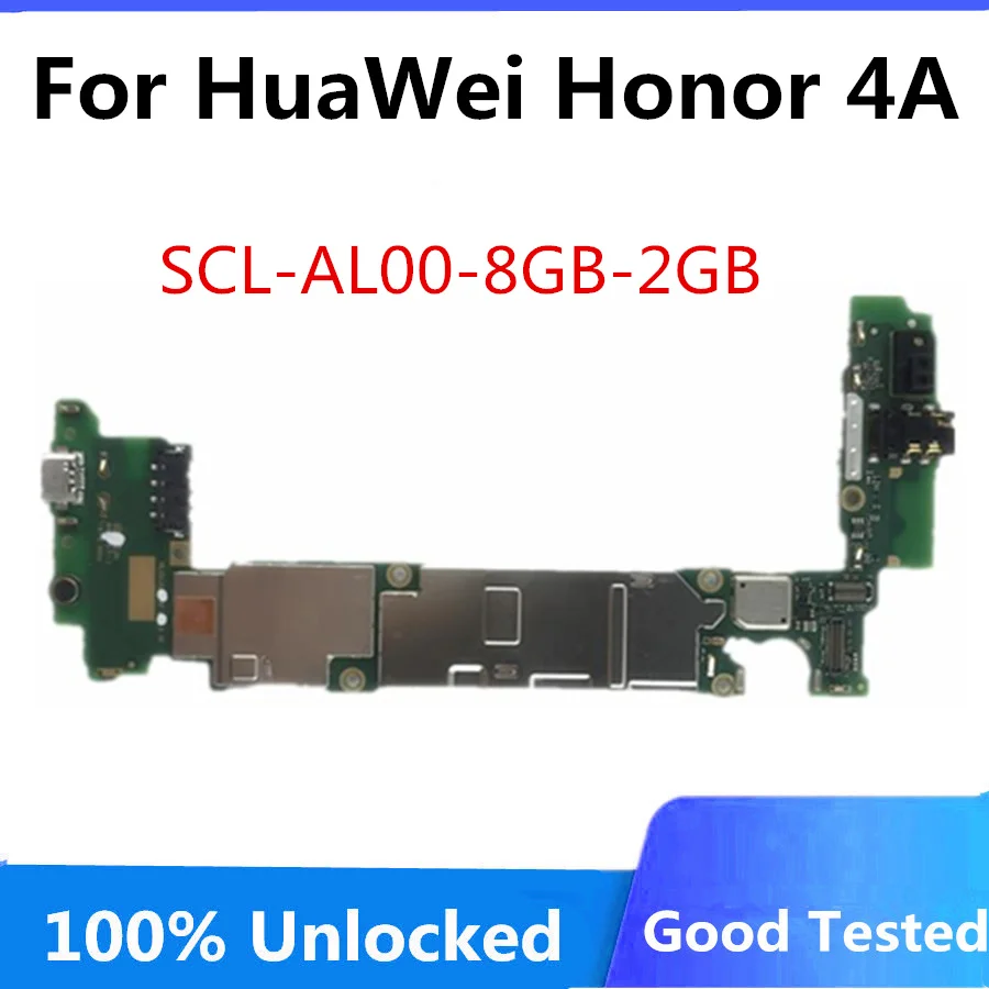 Для Huawei Honor 4A оригинальная разблокированная материнская плата SCL-AL00-8GGB ROM -2 Гб