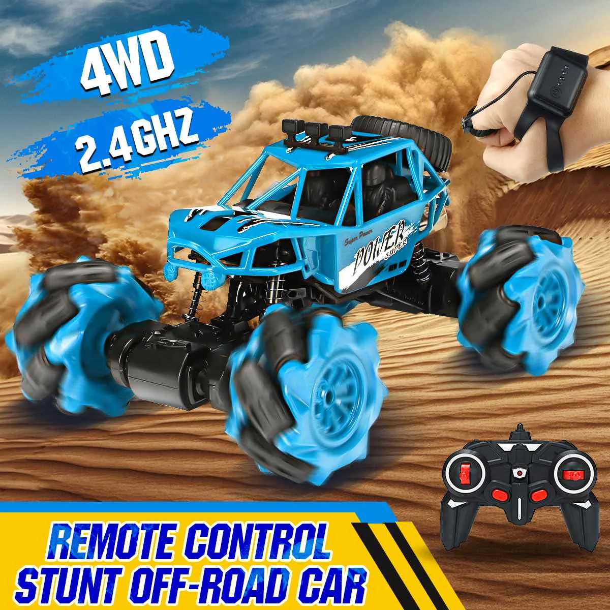 Радиоуправляемый автомобиль 4WD 2 4 ГГц с пультом ДУ | Игрушки и хобби