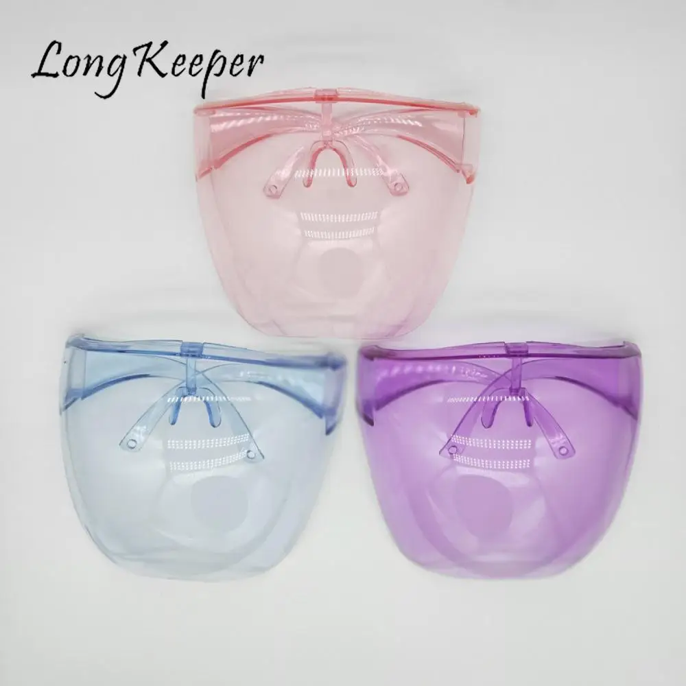 

LongKeeper Kids Faceshield Protective Glasses Safety Glasses Anti-spray Antifog Goggles Child Full Face Clear Protection Glasses