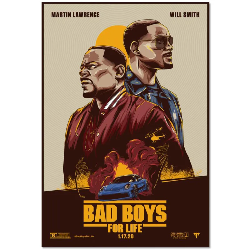 Картина на заказ из фильма плохие мальчики для жизни настенное украшение дома