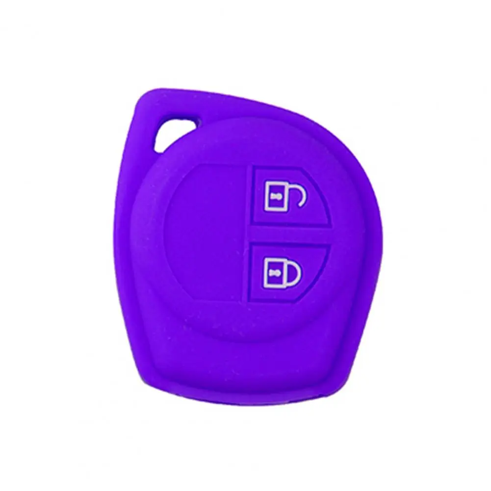 

Silicone Rubber 2 Button Car Remote Key Fob Case Protect Cover For Suzuki SX4 Swift Vitara Key Shell Holder Accessories