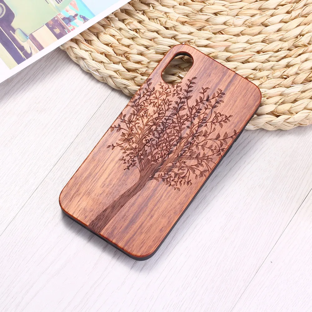 Чехол с изображением сердца растений дерева|Бамперы| |