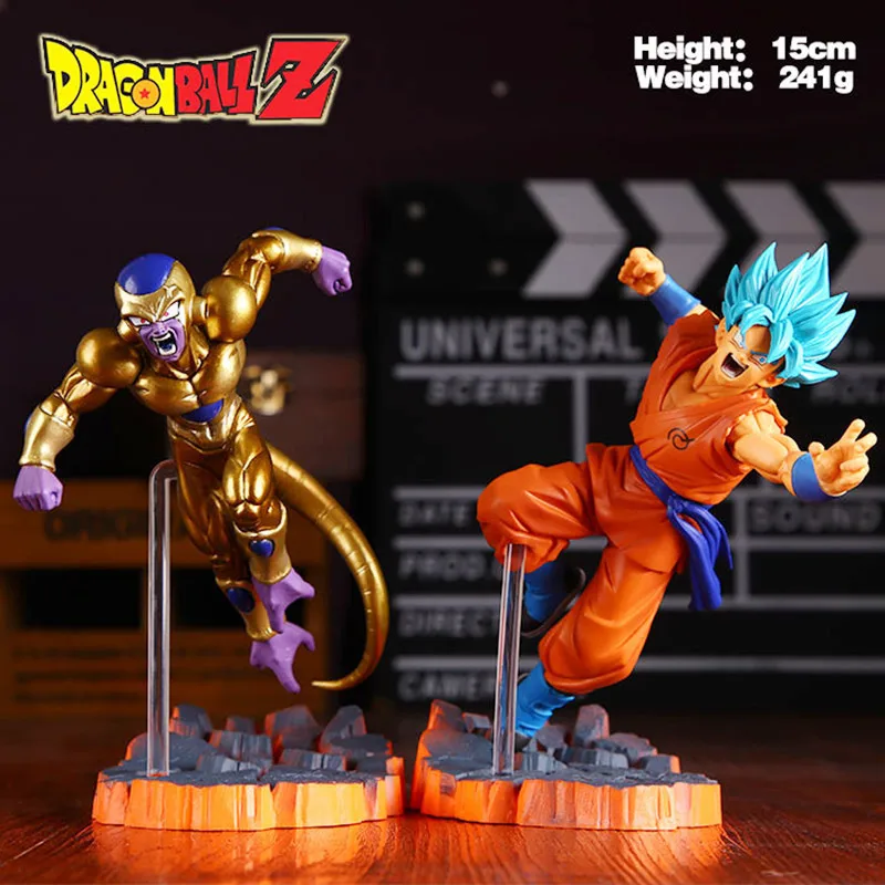 Dragon Ball Z Сон Гоку Golden Frieza Супер Saiyan синий игрушечных пластиковых экшн фигурок из