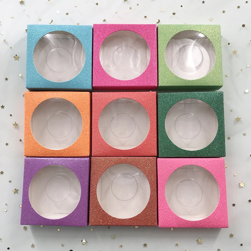 25 мм норковые ресницы на заказ упаковка пустая блестящая квадратная бумажная