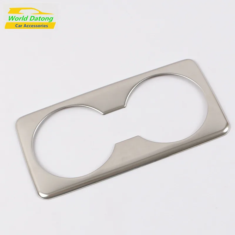 

Car Rear Water Cup Frame Decoration Cover Stainless Steel Decoration Trim for Mazda 3 Axela Accessories 2019 2020