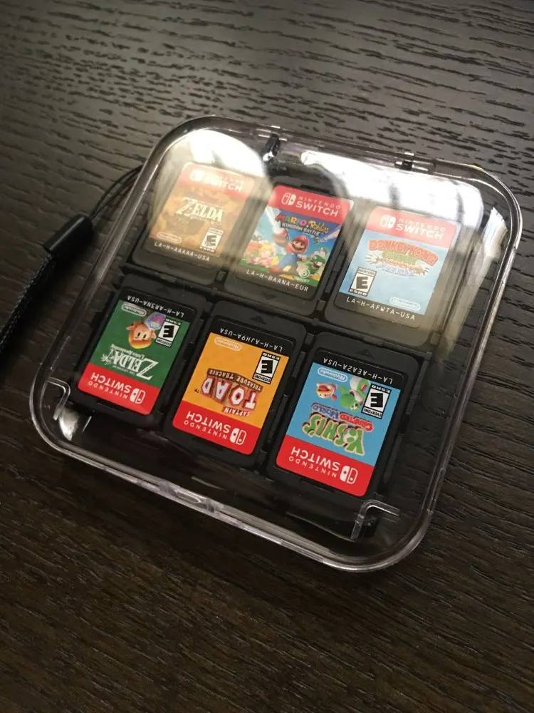 12 в 1 чехол для игровых карт SD портативный картридж защита переключателя коробка