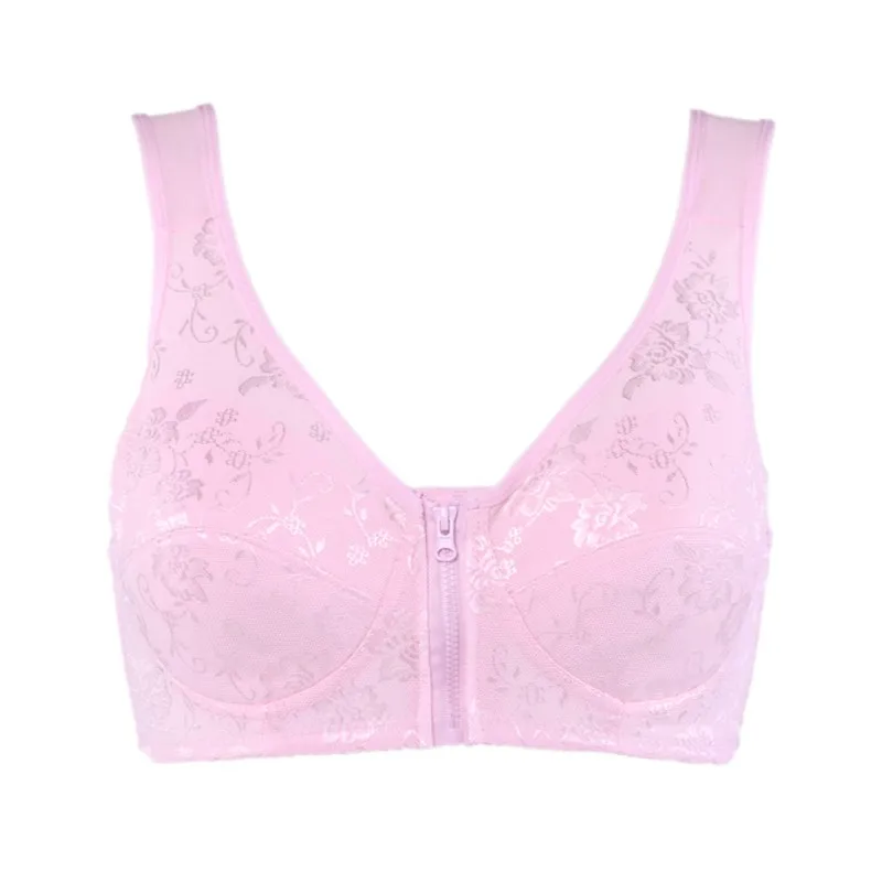Женские бюстгальтеры с застежкой молнией спереди сексуальный кружевной