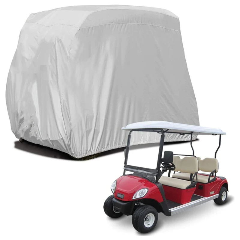 4 Passenger Golf Cart Cover 210D Oxford Waterproof Dustproof