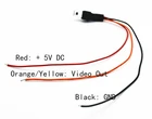 5 в av-кабель кабель питания провод шнур для Hawkeye Firefly Micro Cam и Firefly Micro Cam 2 5,8G FPV RC части дрона