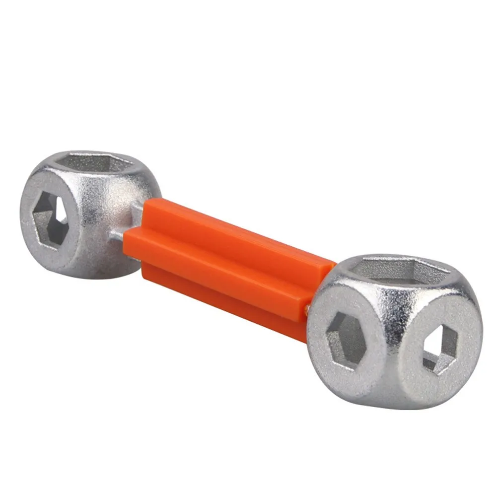 

Silver Bicycle Wrench Tool Hexagonal Wrench 6-15mm Aluminum Alloy Bike