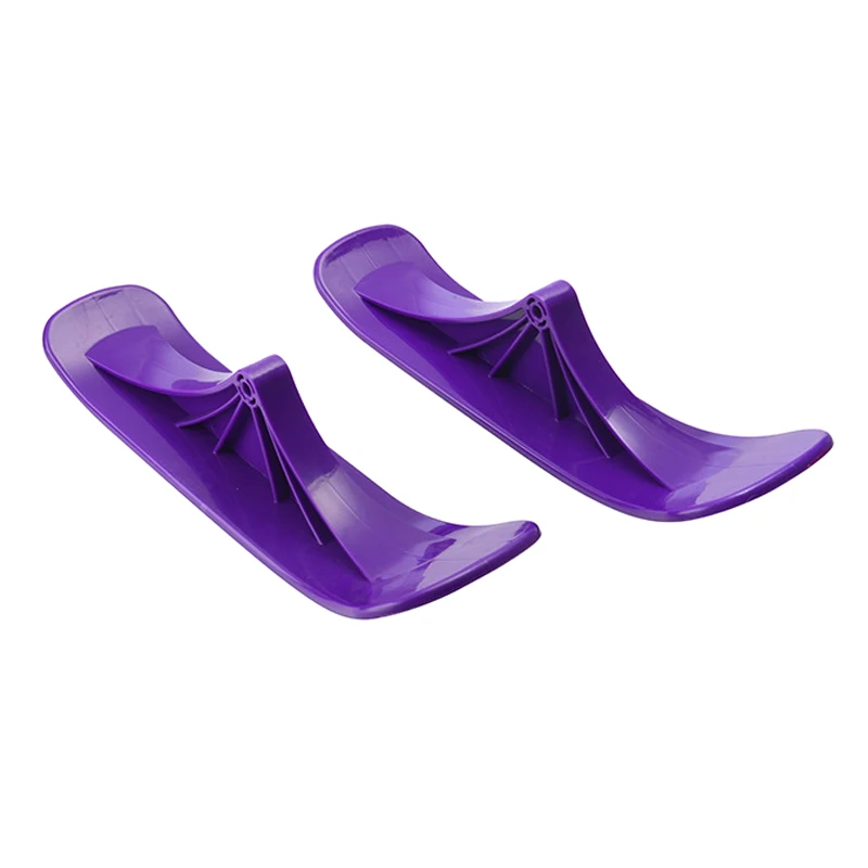 

1 Pair 2 in 1 Ski Snowboard Sleigh Accessory Children Snow Scooter Wheel SEC88