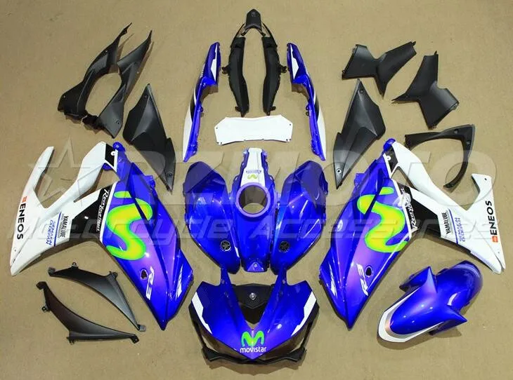 

Injection Mold New ABS Fairings kit Fit for YAMAHA YZF-R3 15 16 17 18 YZF R3 R25 2015 2016 2017 2018 Bodywork set blue TOP