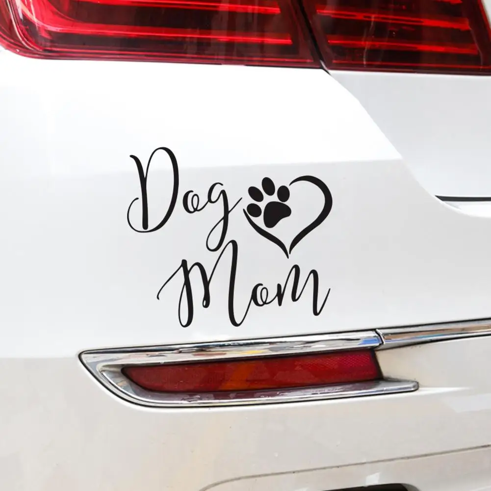 1 шт. наклейка на автомобиль 13х11,5 см Инновационные милые следы лап собаки и кошки Виниловые наклейки стильного дизайна Легко снимаются и наносятся.