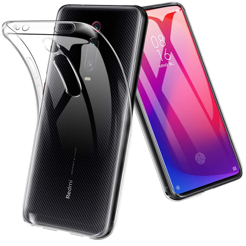Мягкие силиконовые прозрачные чехлы из ТПУ для Xiaomi Redmi K20 / Pro чехол телефона