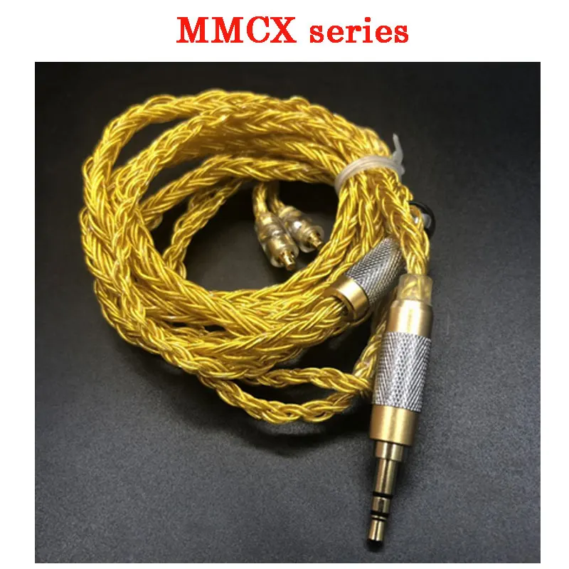 MMCX Series JC16 6N OFC 16 акций 480 ядер наушники Обновление кабель для se215 se535 0,78 мм IE80 MMCX IM A2DC ZSN QDC UE серии - Цвет: MMCX Series