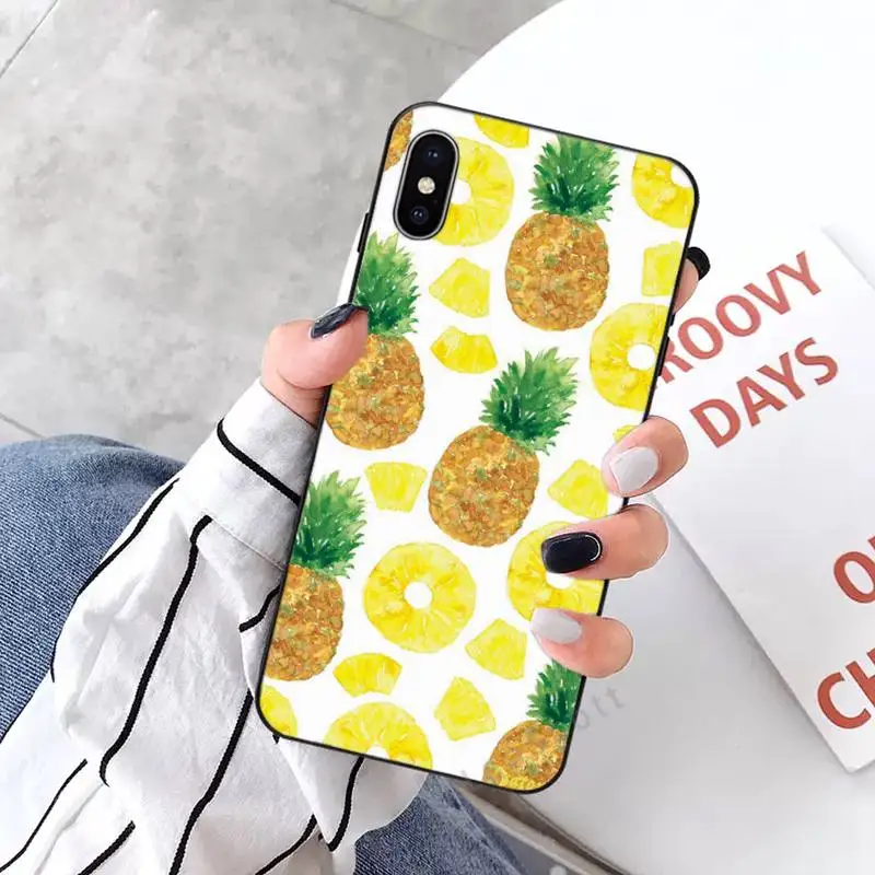 

Banana pineapple fruit Phone Case for iPhone 11 12 mini pro XS MAX 8 7 6 6S Plus X 5S SE 2020 XR