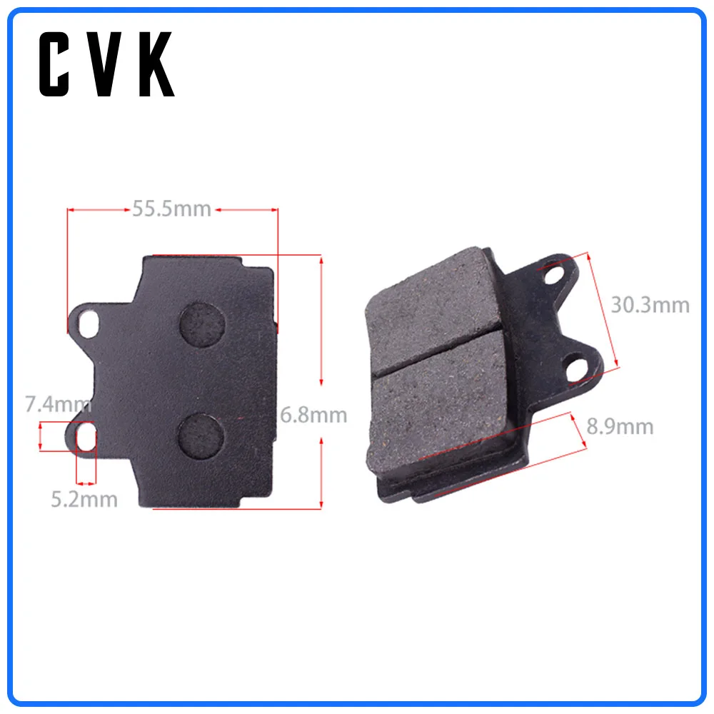 

CVK 1 Set High Quality Brake Pads Disks Shoes Front And Rear For YAMAHA (4HM3/ 4HMA / 4HMB) XJR400 1993 1994 1995 1996