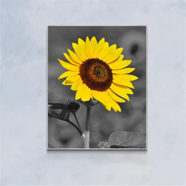 

Sunflower Poster And Print Canvas Painting Wall Art Vintage Pictures For Living Room Modern Home Decor Cuadros Decoration
