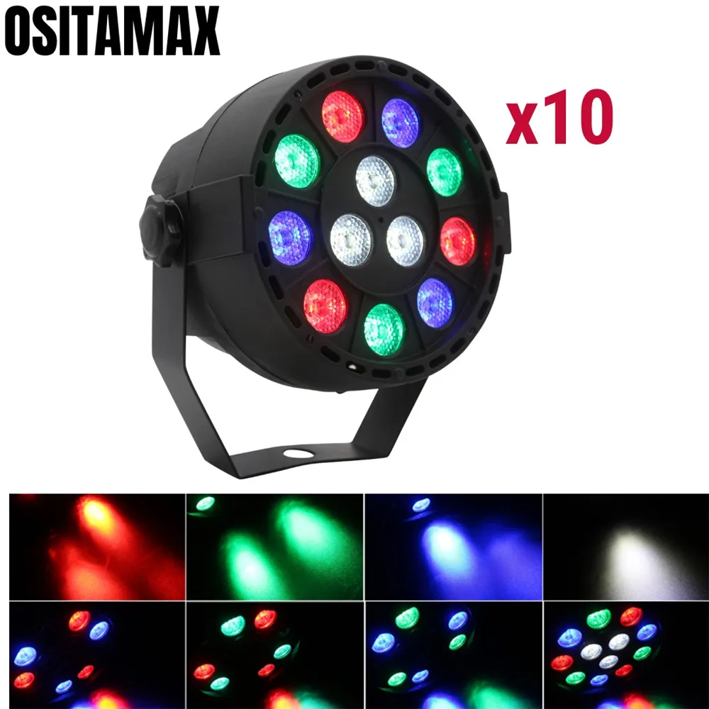 Светодиодный светильник RGB 12x3 Вт светодиодный Par Can активный звук Lyre пластиковый