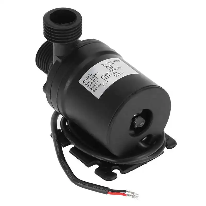 Садовый водяной насос черный мини подъемник 12 В постоянного тока 5 м 800 л/ч садовый