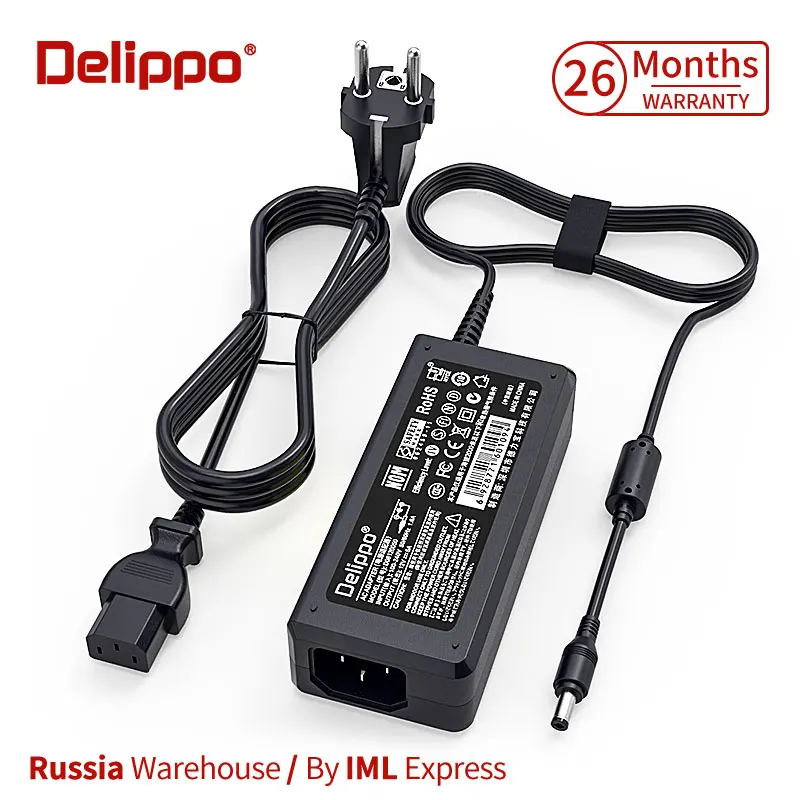 

12V 5A 60W AC Adapter AC Power Supply Adapter Driver Switch for LED Strip CCTV Delippo