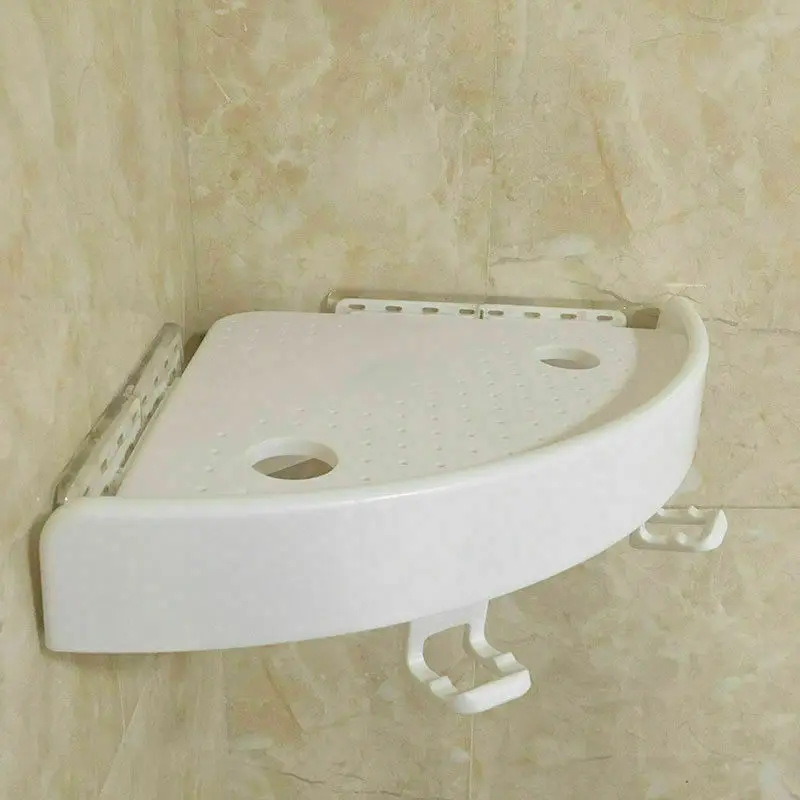 

Bathroom Triangular Shower Shelf Corner Bath Storage Holder Organizer Rack Set